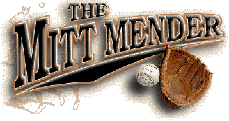 The Mitt Mender Baseball glove repair, Baseball glove conditioning and Baseball glove relacing.